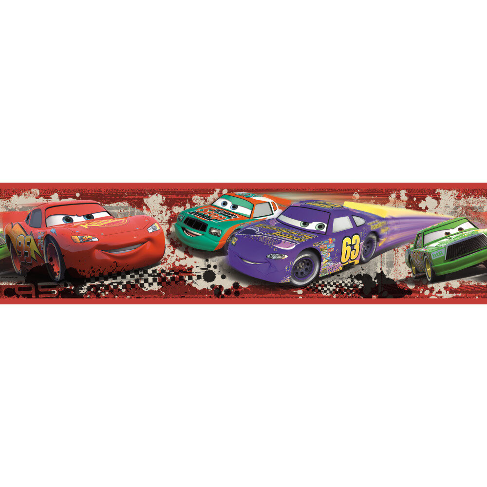 Cars Piston Cup Racing 15 L X 5 W Wallpaper Border