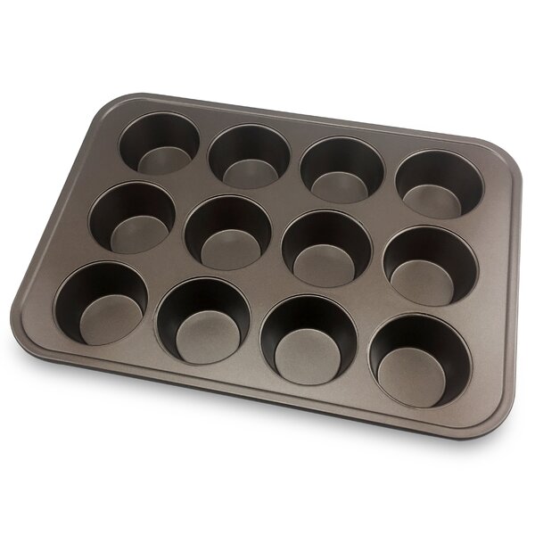 NutriChef 12-Cup Non-Stick Carbon Steel Muffin Pan  Wayfair