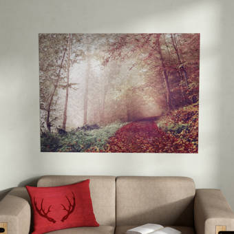 Red Barrel Studio Haddenham Pink Winter Ii Removable Wall Decal Wayfair