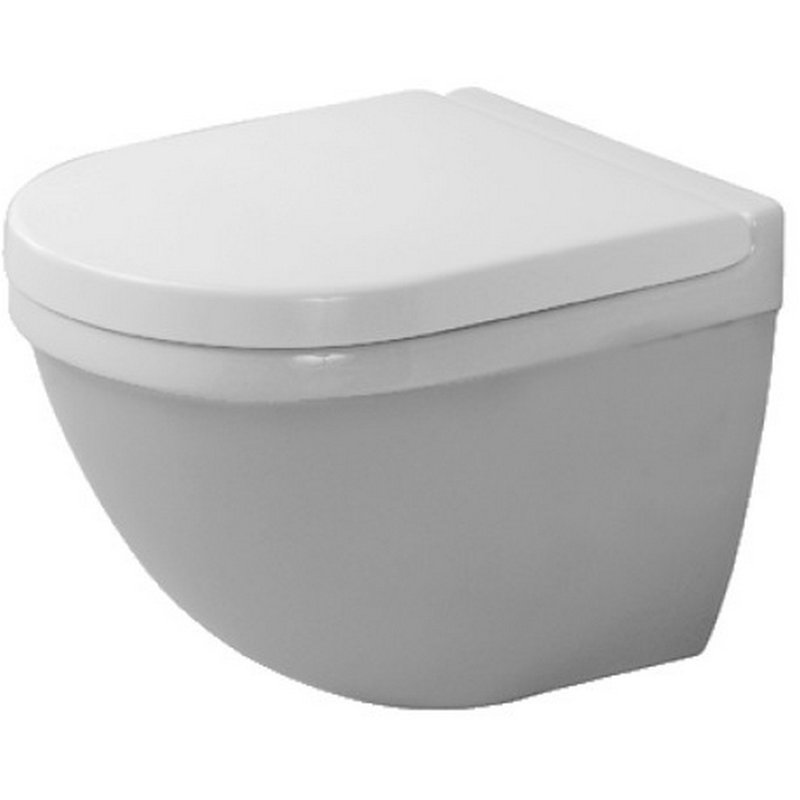 Duravit Starck Dual Flush Elongated Toilet Bowl Seat Not Included