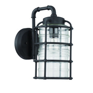 Go to store & view more images Aario 1 Light Wall Lantern by 17 Stories