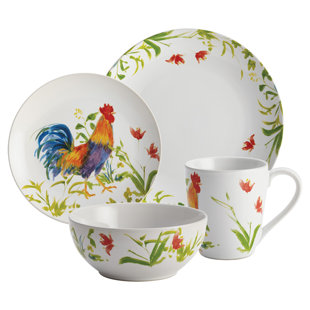 Rooster Corelle Dinnerware | Wayfair Rooster Corelle Dinnerware | Wayfair