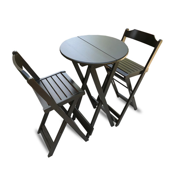 Winston Porter Chaplain Folding Bar Height 3 Piece Pub Table Set Winston Porter Chaplain Folding Bar Height 3 Piece Pub Table Set Wayfair