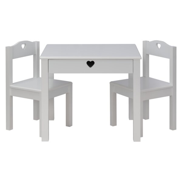 gray kids table and chairs