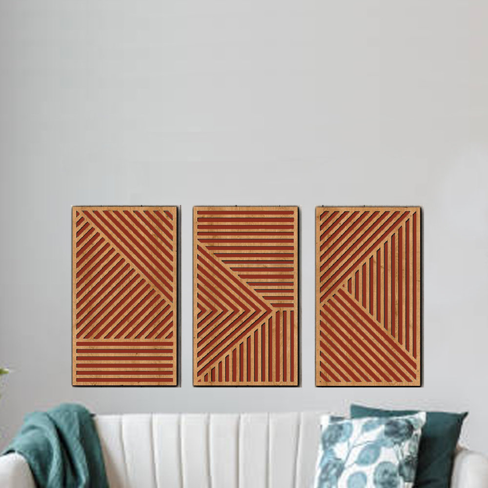 Corrigan Studio® 3 Piece Modern Wall Décor Set Wayfair