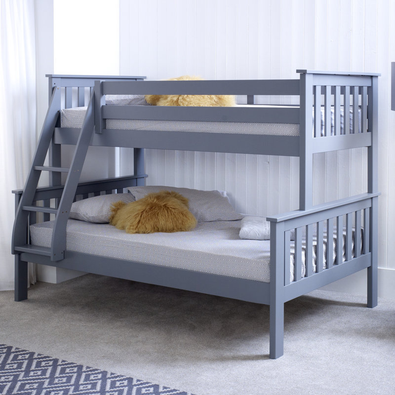 Viv Rae Aaron Triple Sleeper Bunk Bed With Mattress Reviews Aaron Triple Sleeper Bunk Bed With Mattress