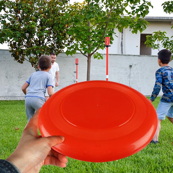 Fun for Family BIGTREE Outdoor Games for Family Yard Games Flying Disc Frisbee Set Camping or Outside Games Backyard Park New Fun Disc Toss Game for Beach Lawn 