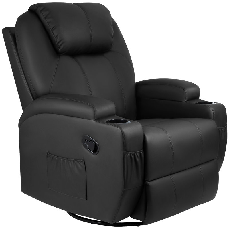 Wayfair recliners with heat and massage clearance