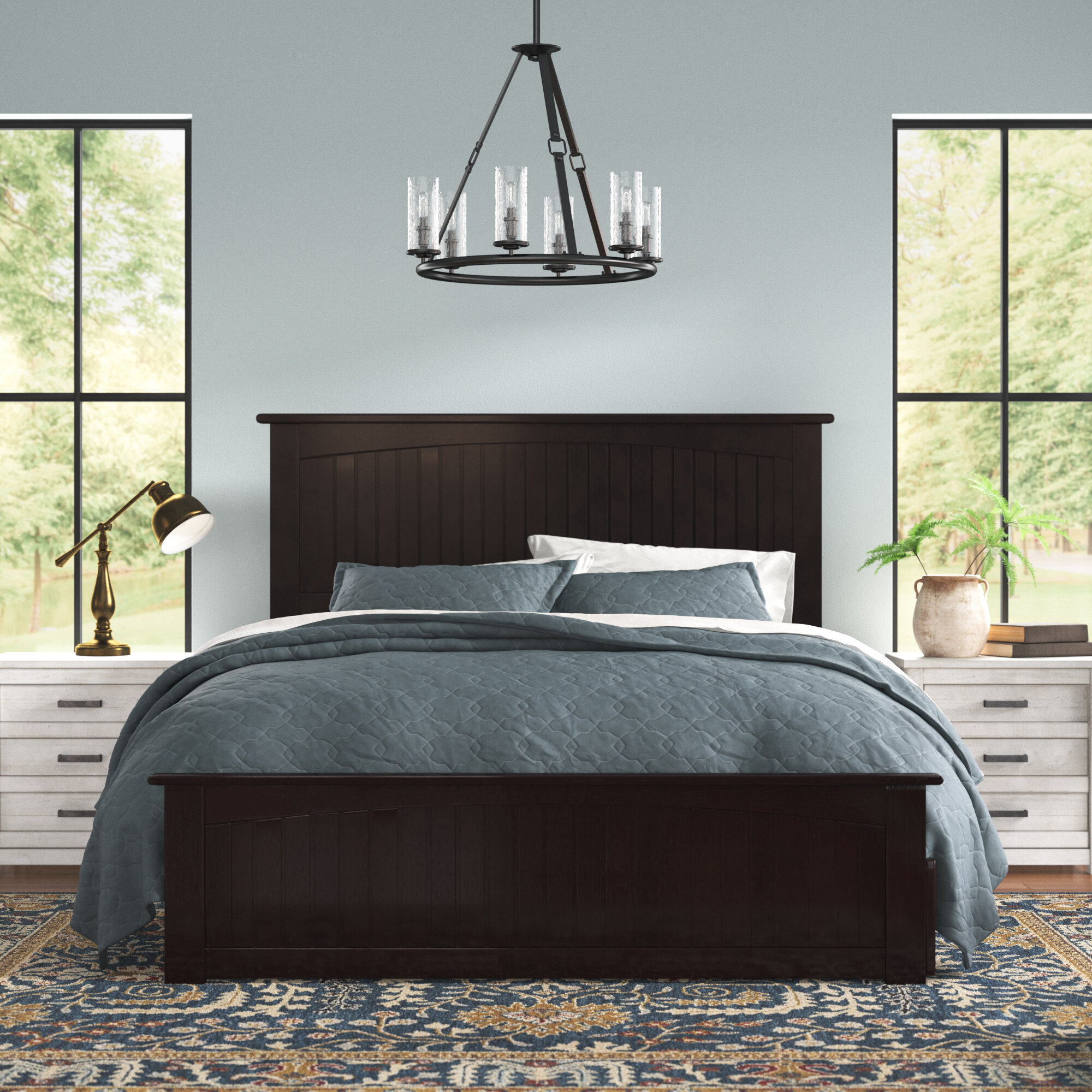 Three Posts™ Marquette Solid Wood Bed | Wayfair