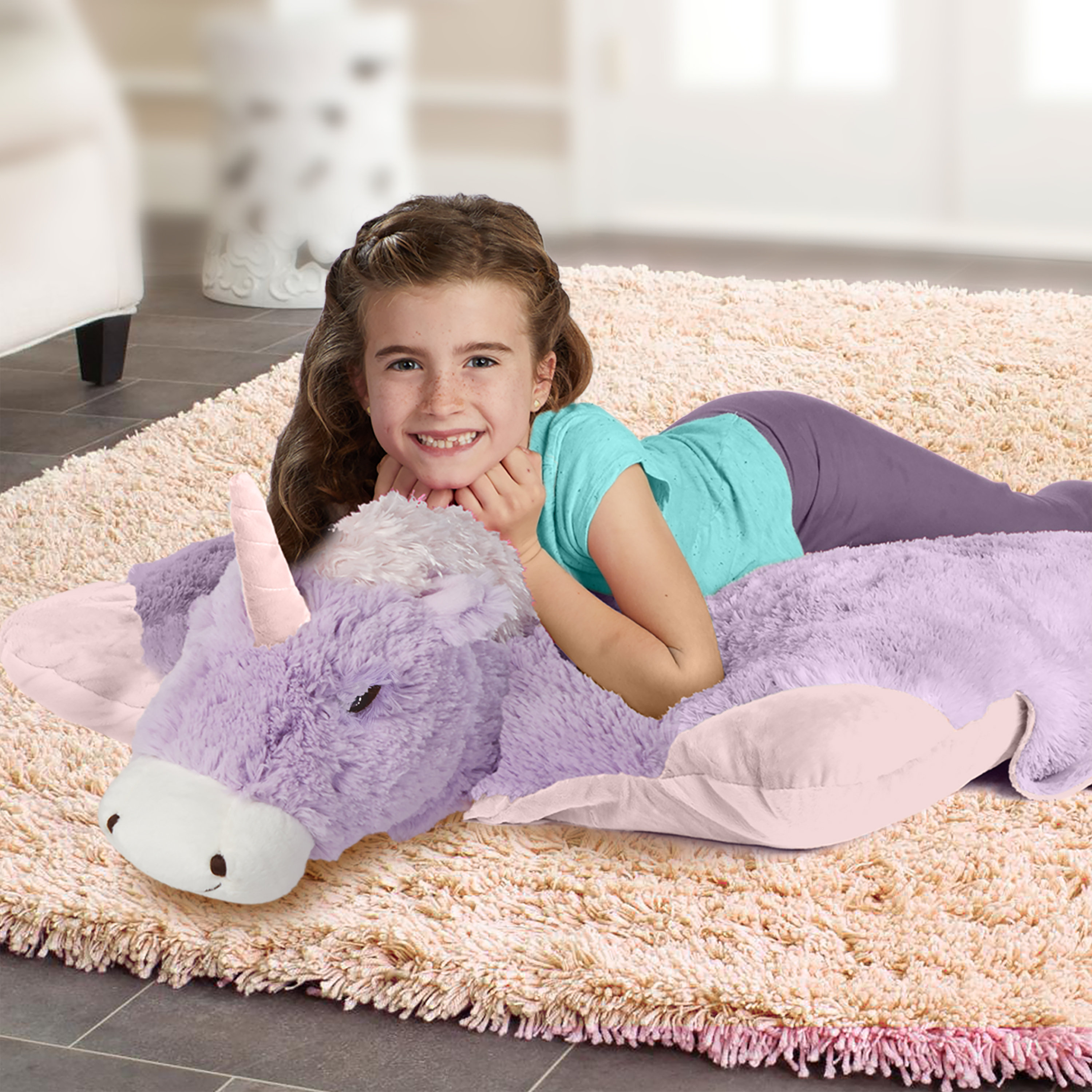 purple unicorn pillow pet