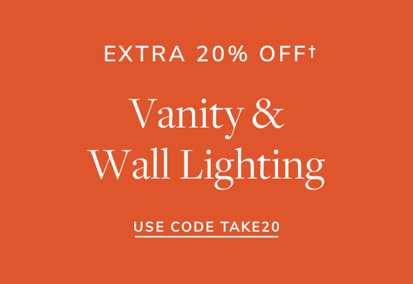 Vanity + Wall Lighting Sale