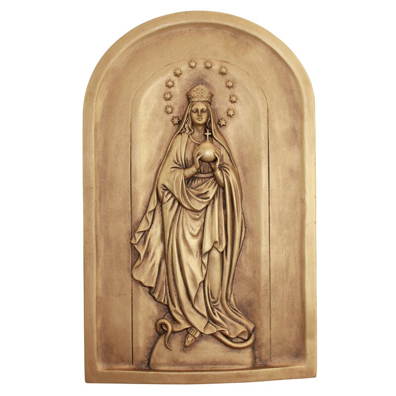 Design Toscano Mary Queen Of The Universe Wall Decor Reviews