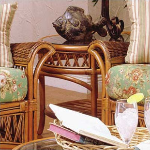 Yogyakarta Side Table by South Sea Rattan Design