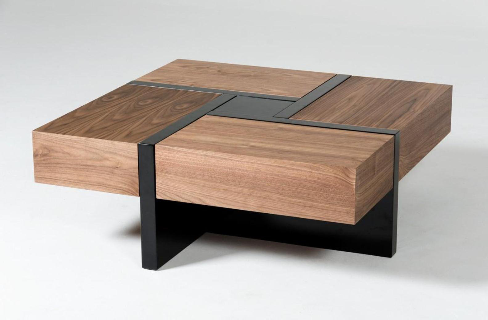 coffee table with storage round
