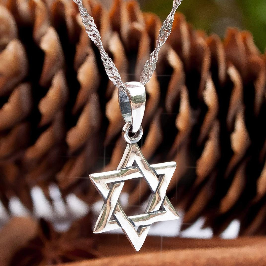 Jewish Star Of David Necklace Jewelry 