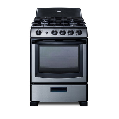 Pro Line Panel 24" 2.9 cu ft. Freestanding Gas Range Summit Appliance