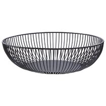Modern Bowl Fruit Bowl Ceramic Silver/Grey Length 40 cm