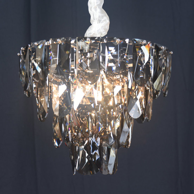 Rosdorf Park Ilya 6 Light Unique Statement Tiered Chandelier Rosdorf Park Ilya 6 Light Unique