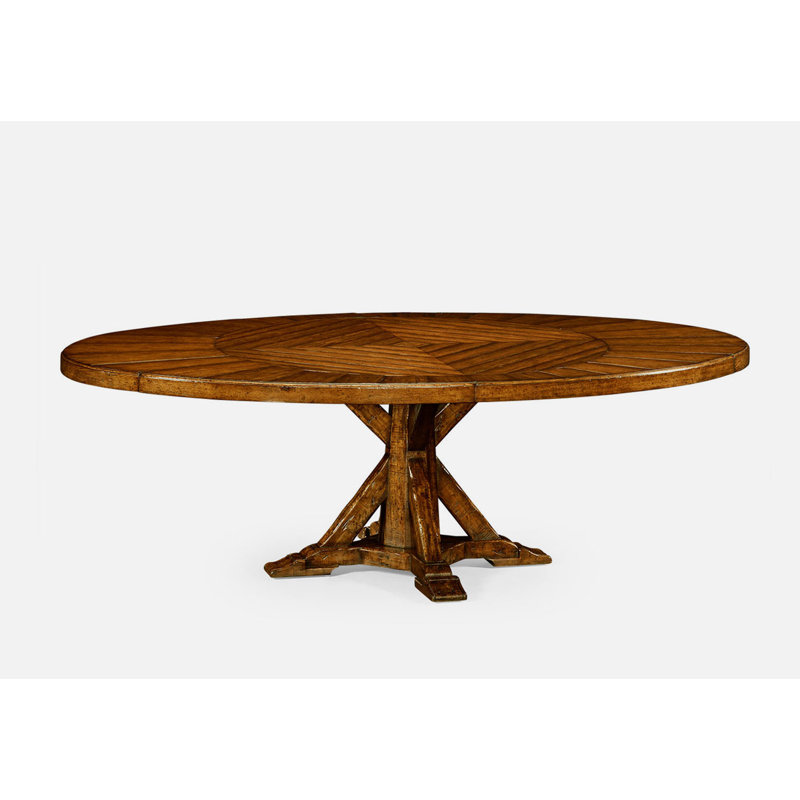 Jonathan Charles Fine Furniture Extendable Solid Wood Dining Table Perigold