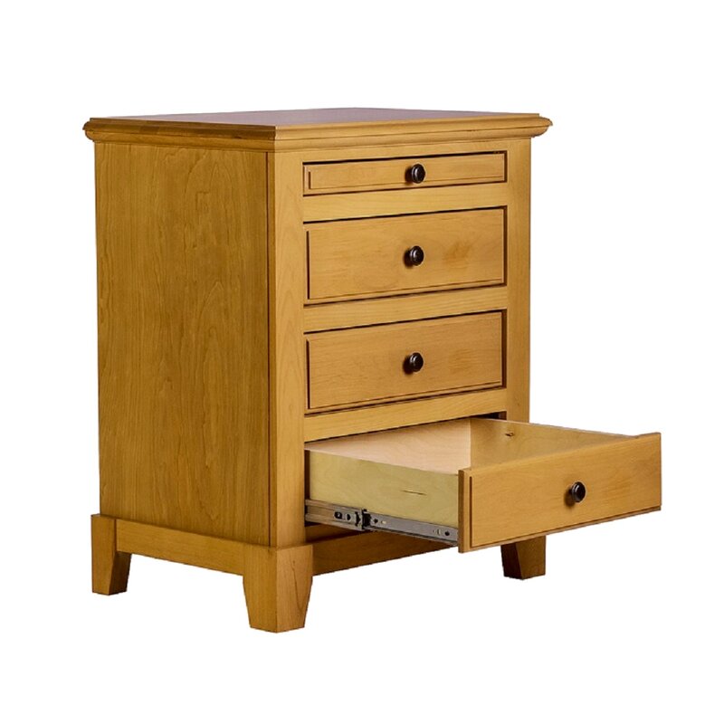 Millwood Pines Jeremy 4 Drawer Nightstand Wayfair