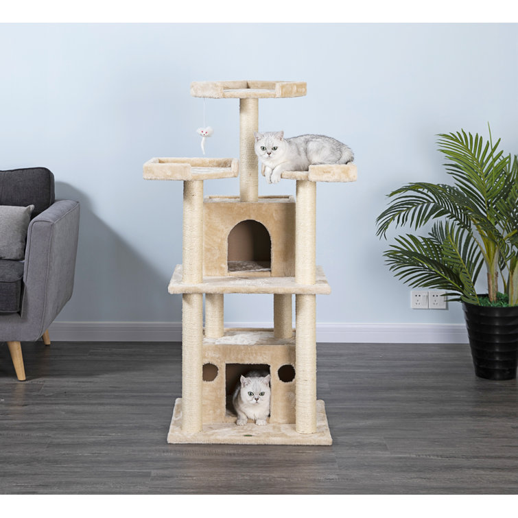 Go Pet Club 51 Cat Tree Reviews Wayfair Go Pet Club 51 Cat Tree Reviews Wayfair