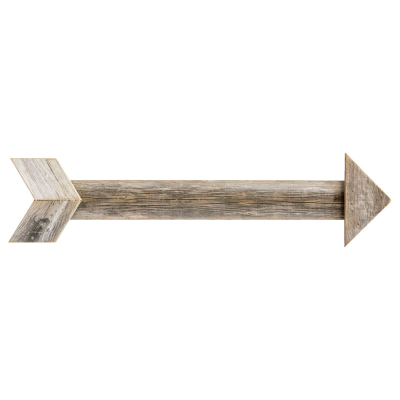 Isabelle Max Decorative Wood Arrow Wall Decor Reviews Wayfair
