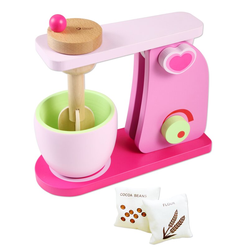 wooden mixer toy