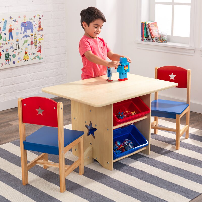 Star Kids 5 Piece Arts And Crafts Table And Chair Set