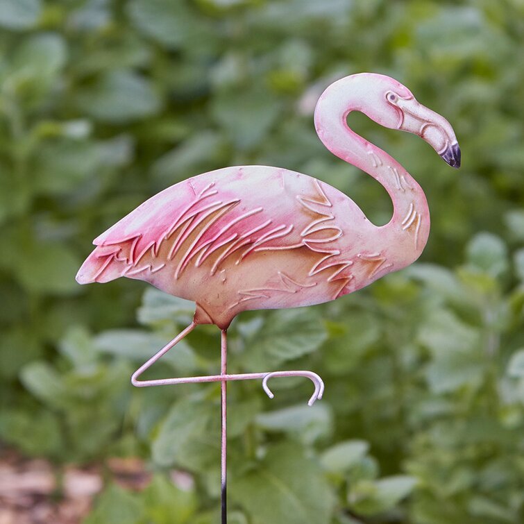 August Grove® Strickler Flamingo Garden Stake & Reviews | Wayfair