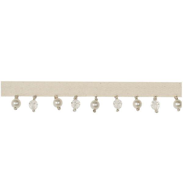Curtains With Beaded Trim Wayfair