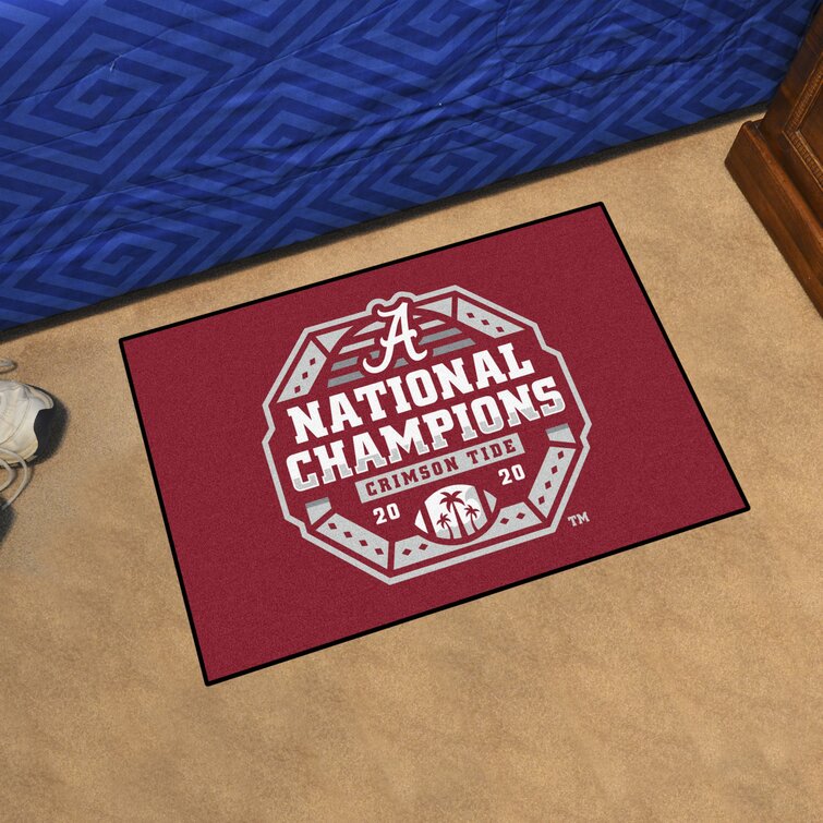 University of Alabama 2020-21 National Champions Rug 19in x 30in. 
