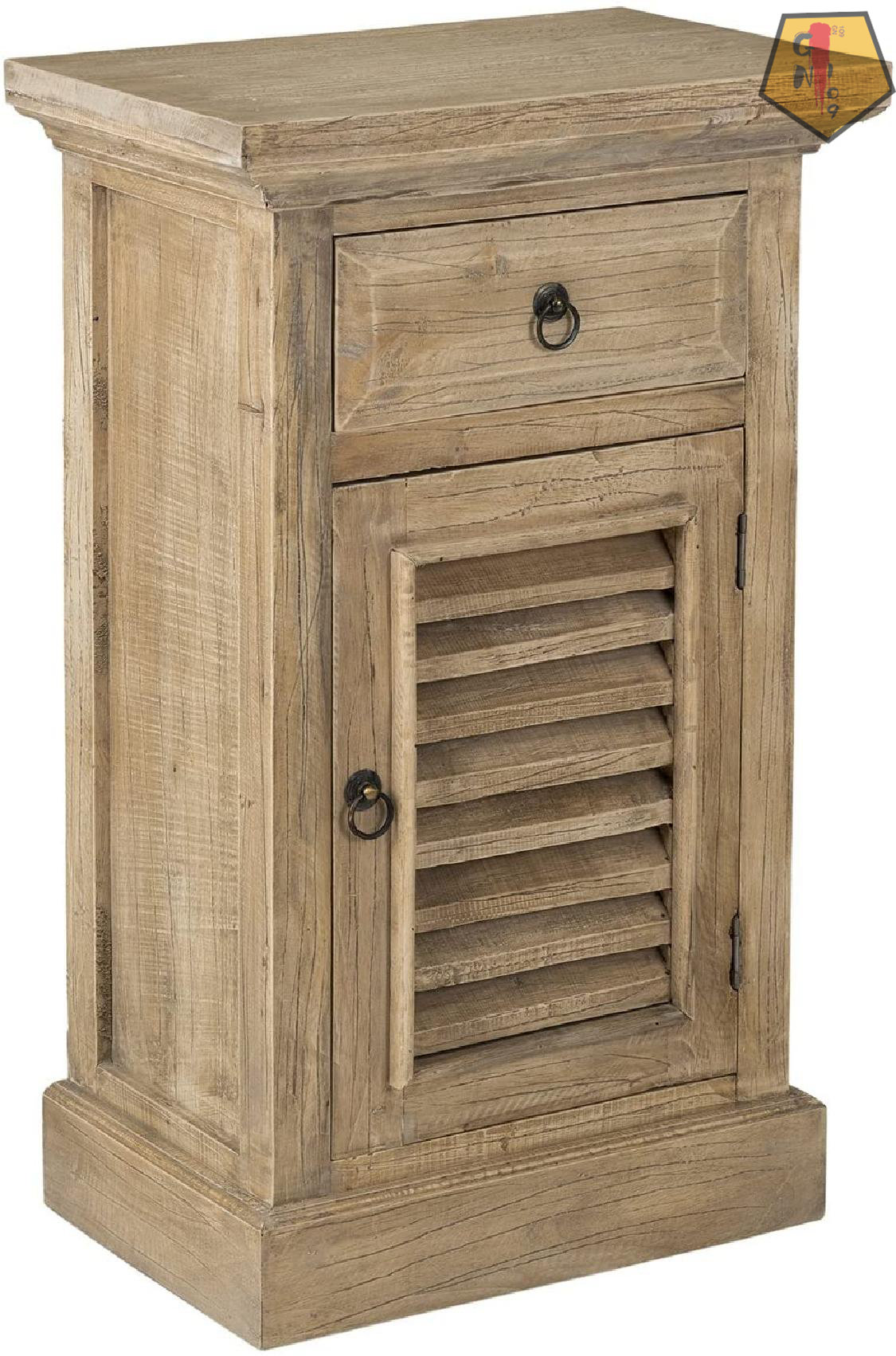 Loon Peak® Dingui 29.5'' Tall Solid Wood Pedestal End Table with