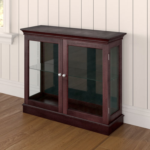 Charlton Home Grantham Floor Standing Curio Cabinet Reviews Grantham Floor Standing Curio Cabinet