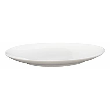 Orren Ellis Fitch Sleek Natural White Porcelain 12 Dinner | Wayfair