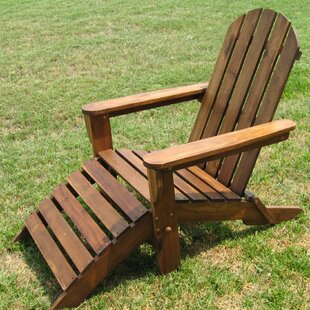 @ Adirondack Chair With Ottoman By International Caravan ...