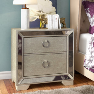 Go to store & view more images Halstead 2 Drawer Nightstand by House of Hampton