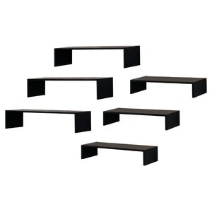 6 Piece Extense Wall Shelf Set