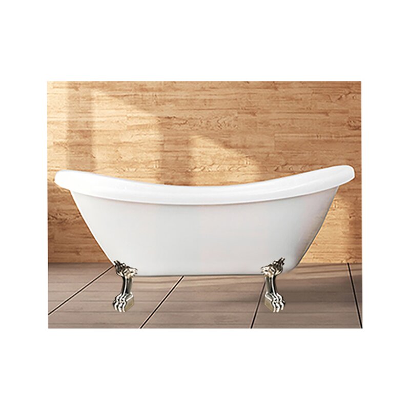 fiberglass clawfoot tub