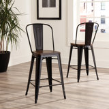 Grasso 41.8 Bar Stool (Set of 4) by Gracie Oaks
