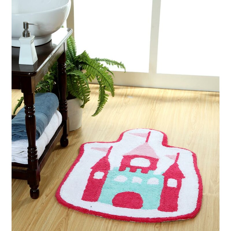 Harriet Bee Dunecrest Princess Castle Vibrant Children Bath Rug