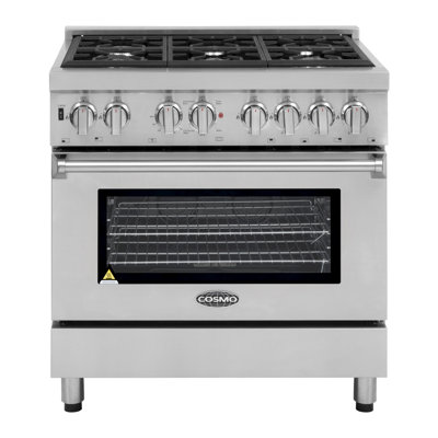 36" Free-standing Dual Fuel Range Cosmo