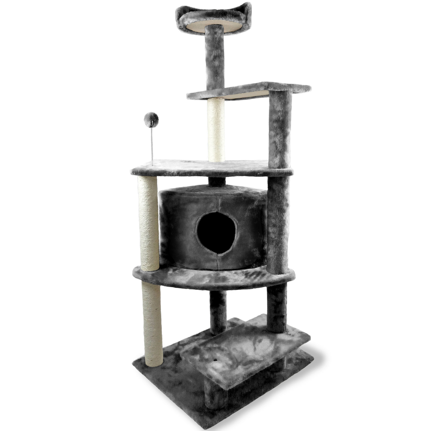 hennessy 43 modular modern cat tree