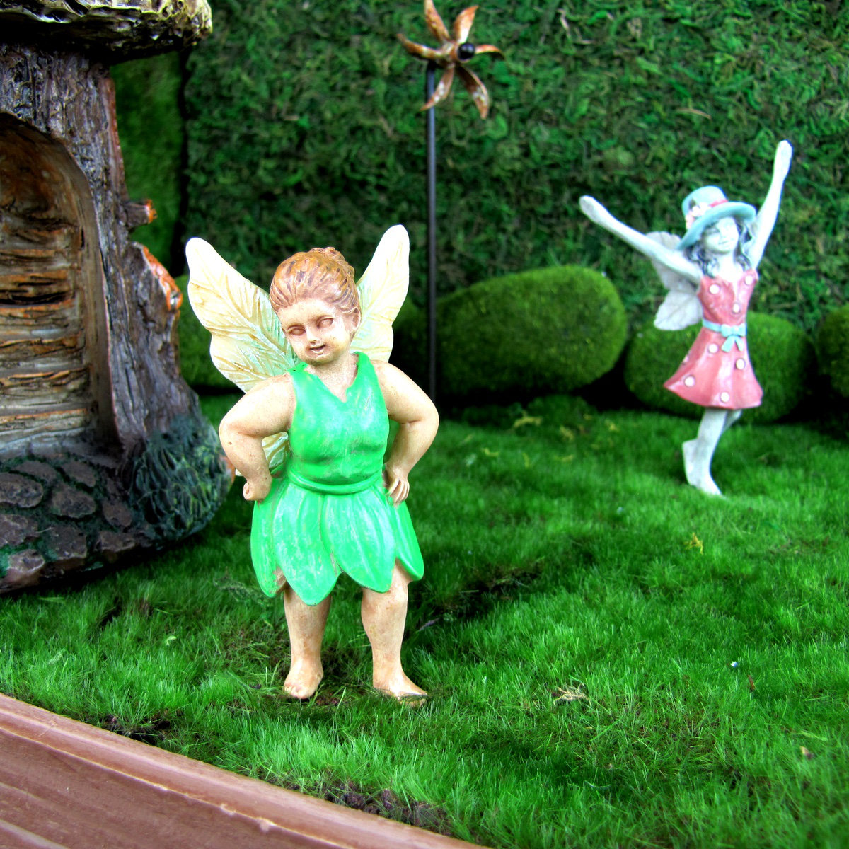Miniature Figurine FAIRY GARDEN ~ HONEY Yellow Flower Fairy Girl Figurine ~ NEW