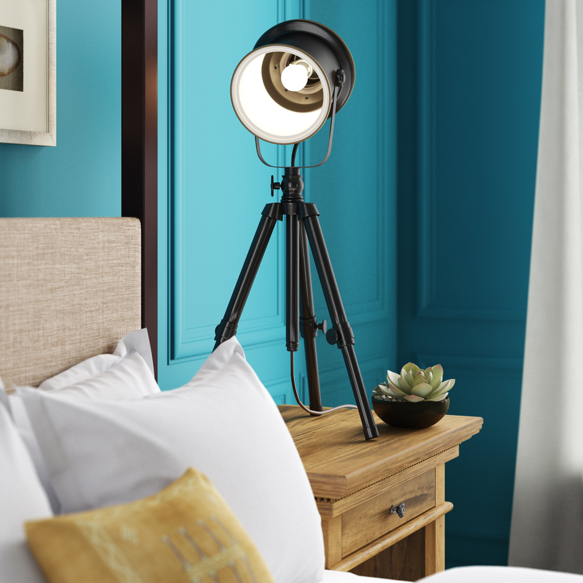 Greyleigh™ Merry 39" Tripod Table Lamp Wayfair