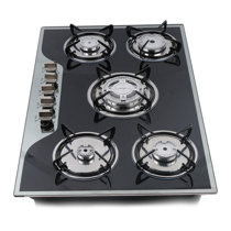 unbreakable glass gas stove