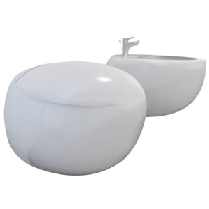 Home Etc Überboden Wand-WC und Bidet mit Absenk..