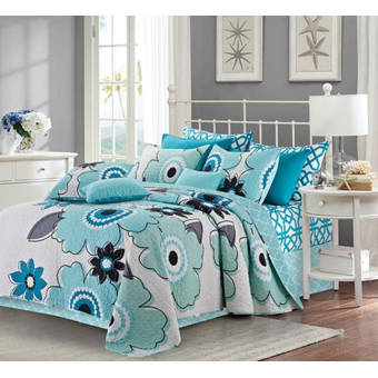 Bungalow Rose Zeledon 3d Pop Quilt Set Wayfair