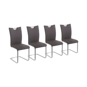 4-tlg. Freischwinger-Set Pave von Home & Haus