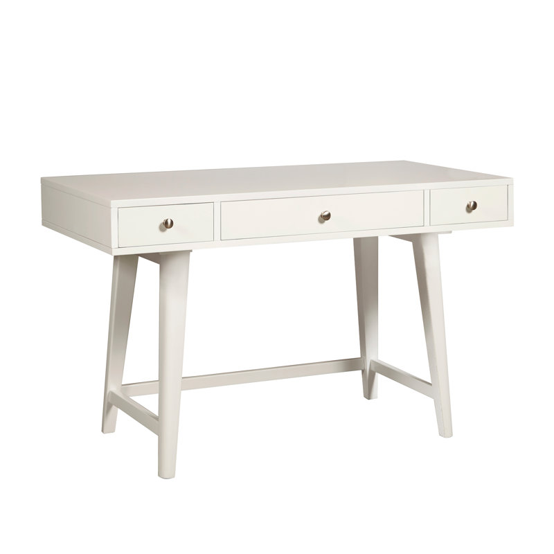 Mistana Ocampo Solid Wood Writing Desk Reviews Wayfair