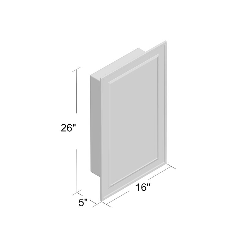 Greyleigh Graford Recessed Frameless Medicine Cabinet With 2 Adjustable Shelves Reviews Wayfair
